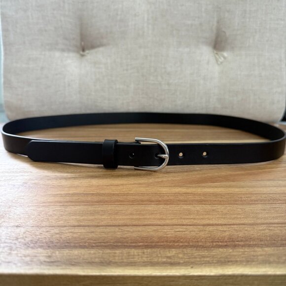 Banana Republic Classic Black leather belt XL - Picture 5 of 7
